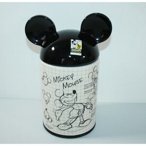 Disney Mickey Mouse Sketchbook Cookie Jar Canister 90 Years of Magic 10.25" x 5"